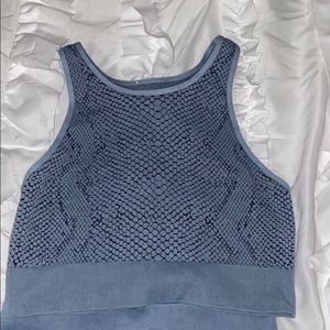 light blue snake skin set